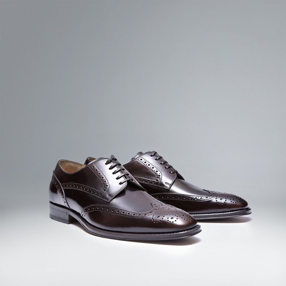 Business casual leather shoes